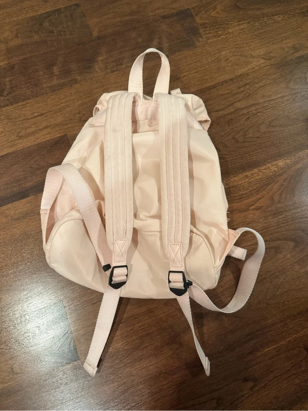 Kipling Pale Pink Mini Backpack with Tassel Charm